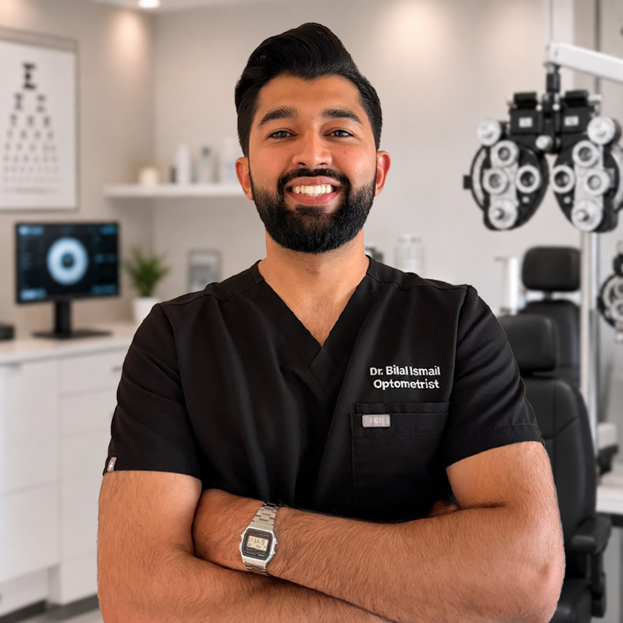 Dr. Bilal Ismail, OD, founder of OcuRestore